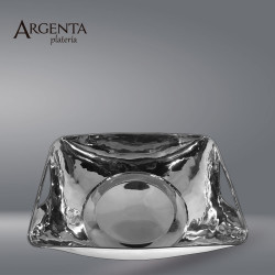 Centro Rectangular Liso Plata Ley 925