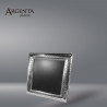 Hammered Square Photo Frame (Xally) – 925 Silver