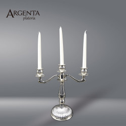 3-Light Sterling Silver Candelabra (925)