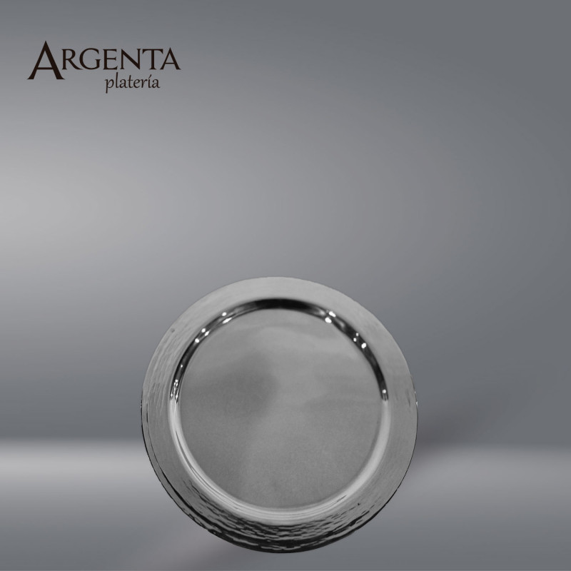 .925 Sterling Silver Bread Plate.