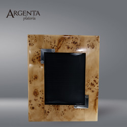 Bamboo Picture Frame with 925 Sterling Silver Accents