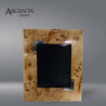 Bamboo Picture Frame with 925 Sterling Silver Accents