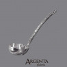 925 Sterling  Silver Soup Serving Spoon with Braided Handle