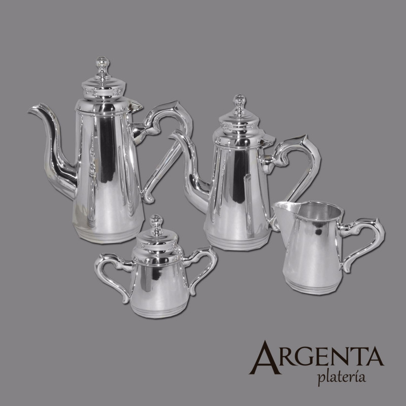 925 Smooth Sterling Silver Tea Set