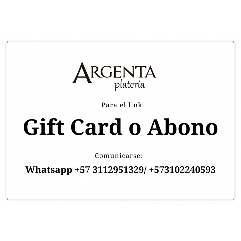 Gift Card o Abono