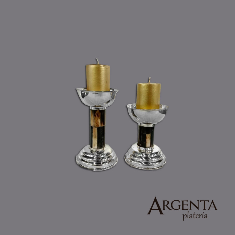 Candelabro Cacho y Plata