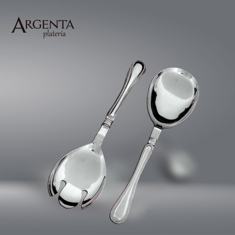 925 Silver  Salad Serving Set