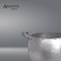 980 Grated Silver Ice bucket  with Threaded Handles