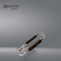 Ice Tongs with Coconut and 925 Sterling Silver