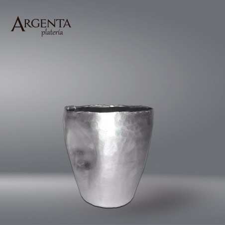 980 Grated Silver Glass- Dent