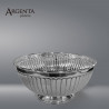 925 Sterling Silver Striped Center