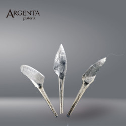 999 Sterling Silver Cutlery Set for Open Tube Cheese