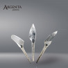 999 Sterling Silver Cutlery Set for Open Tube Cheese